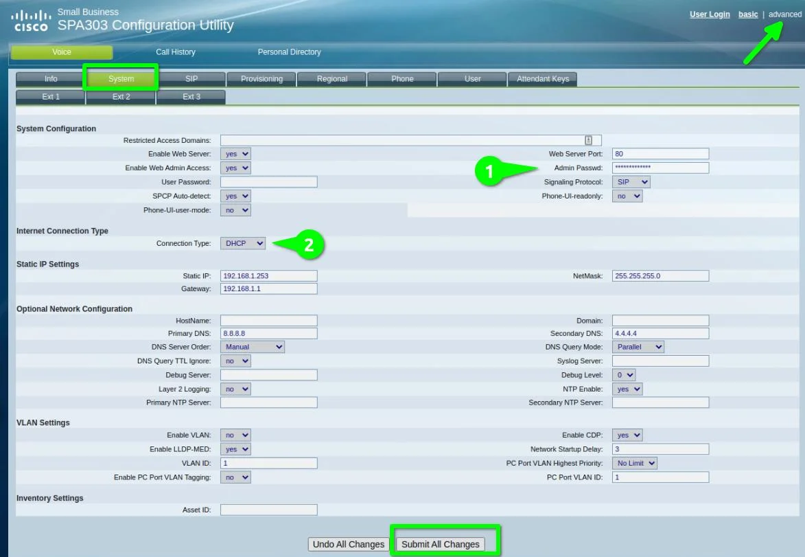 Cisco IP Phone Configuration - GESDITEL 2024